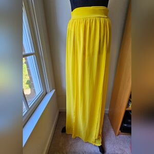 Yellow Maxi Skirt
